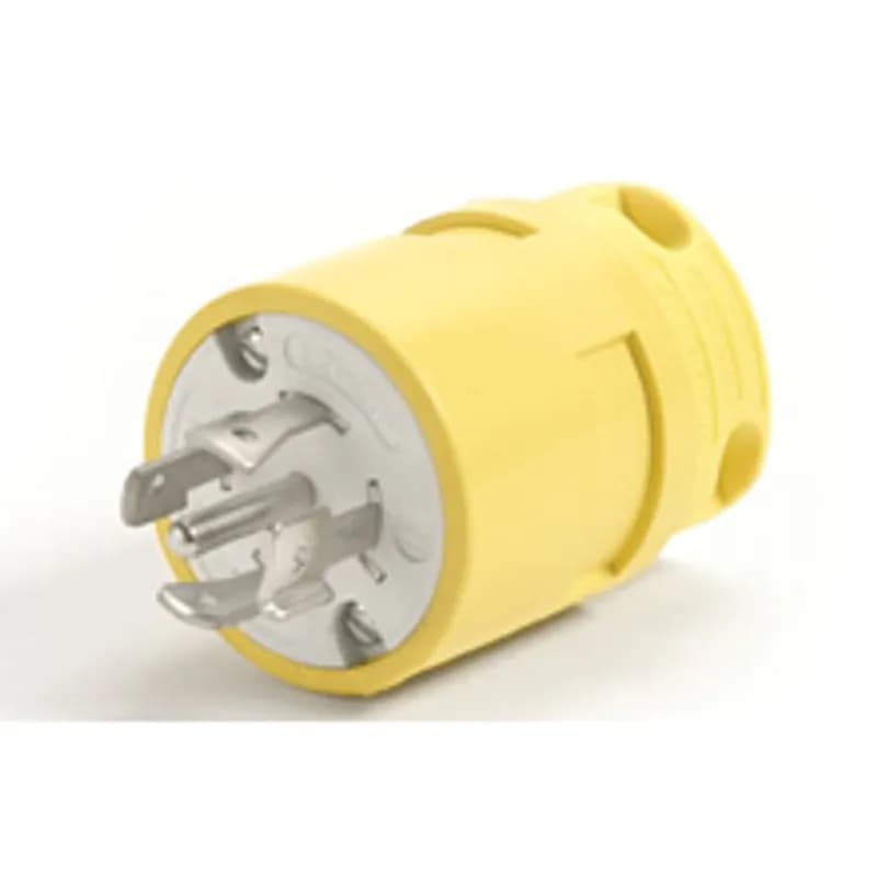 Super-Safeway® Plug with Locking Blade, 4 Pole/5 Wire, NEMA L21-30, 3ø 208V