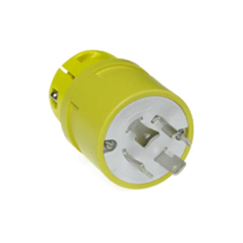 Super-Safeway® Plug with Locking Blade, 3 Pole/4 Wire, NEMA L16-30, 3ø 480V
