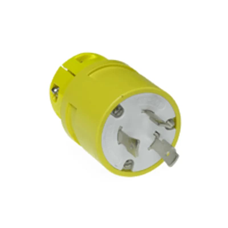 Super-Safeway® Plug with Locking Blade, 2 Pole/3 Wire, NEMA L5-30, 125V