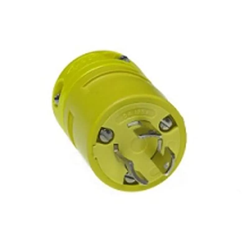 Super-Safeway® Plug with Locking Blade, 3 Pole/3 Wire, Non-NEMA, 15A/125V, 10A/250V