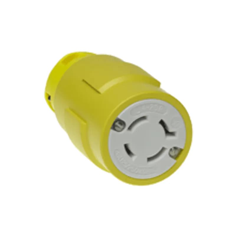 Super-Safeway® Connector with Locking Blade, 3 Pole/4 Wire, NEMA L14-20, 250V