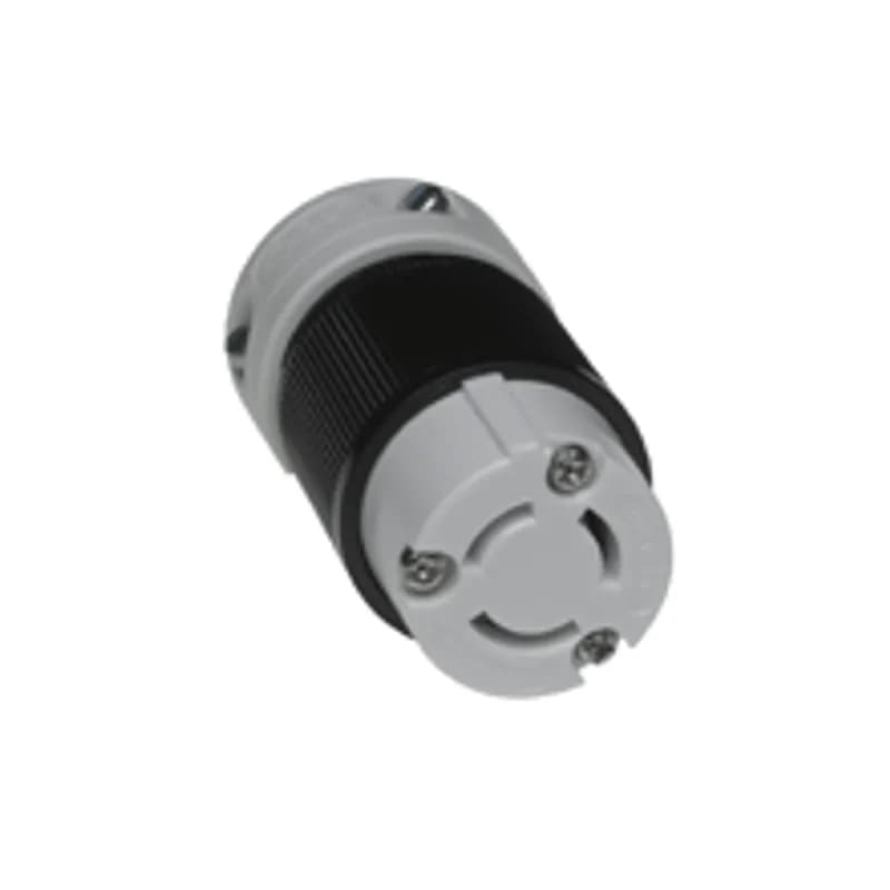 Woodhead 4739 - Safeway® Connector with Locking Blade, 3 Pole/3 Wire, Non-NEMA, 15A/125V, 10A/250V