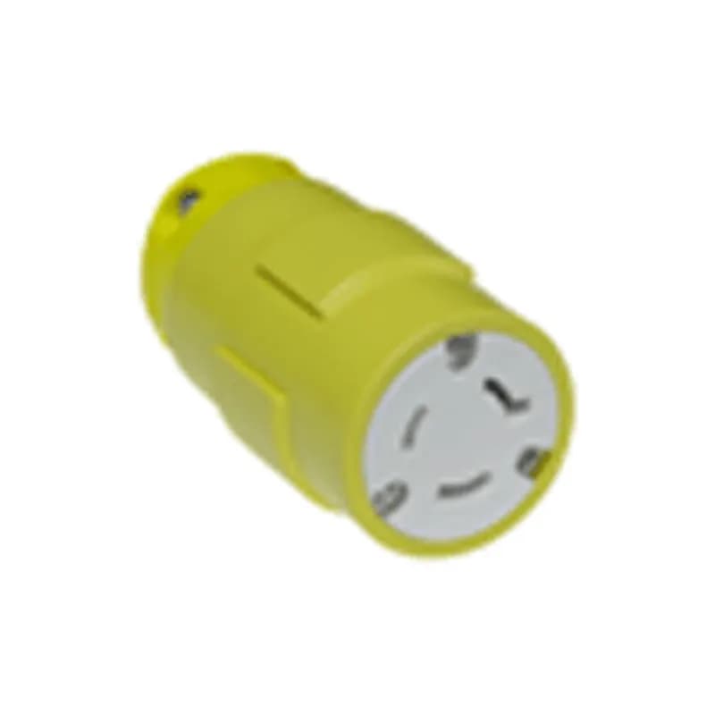 Woodhead 2749 - Super-Safeway® Connector with Locking Blade, 2 Pole/3 Wire, NEMA L7-20, 277V