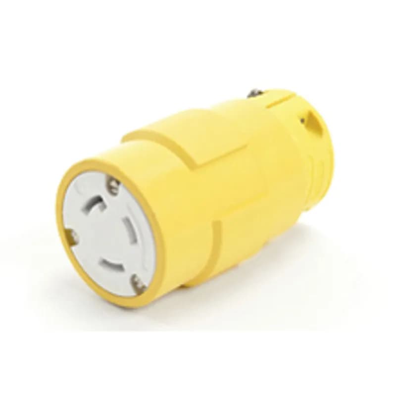 Super-Safeway® Connector with Locking Blade, 2 Pole/3 Wire, NEMA L6-30, 250V