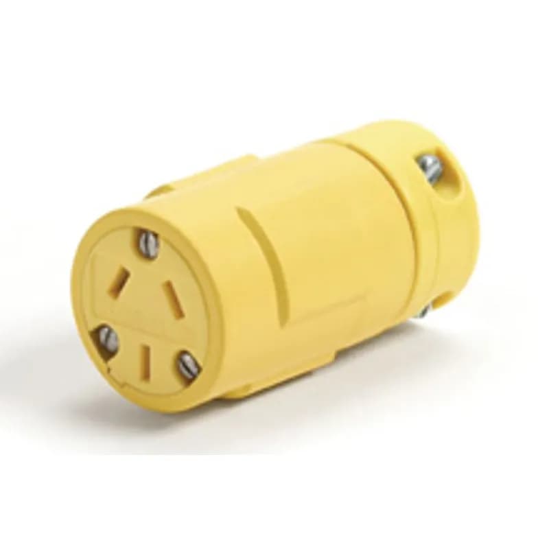 Super-Safeway® Connector, 3 Pole/3 Wire, Non-NEMA, 15A/125V, 10A/250V