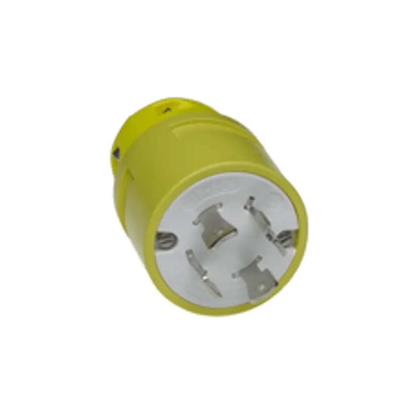 Super-Safeway® Plug with Locking Blade, 3 Pole/4 Wire, NEMA L17-30, 3ø 600V