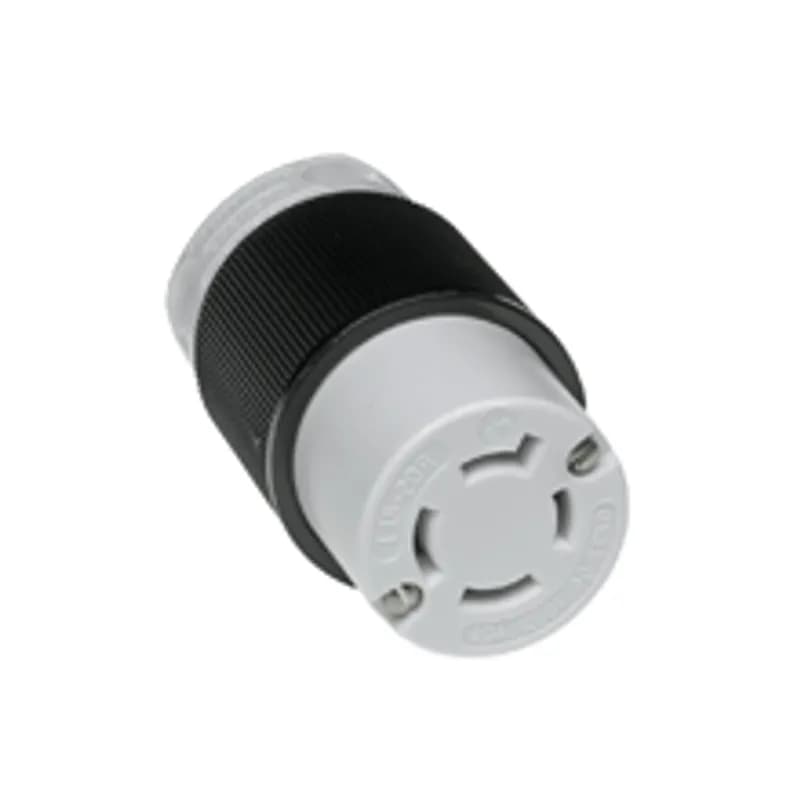Woodhead 27T75 - Safeway® Connector with Locking Blade, 3 Pole/4 Wire, NEMA L15-20, 3ø 250V