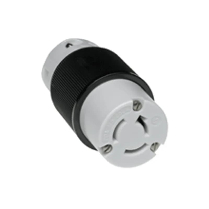 Woodhead 27T08 - Safeway® Connector, 3 Pole/3 Wire, Non-NEMA, 250V, Cord Grip Body Size F3