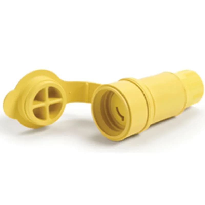 Watertite Extreme Connector, 2 Pole/2 Wire, NEMA 1-15, 125V, Cord Grip Body Size F2, Silicone Husk