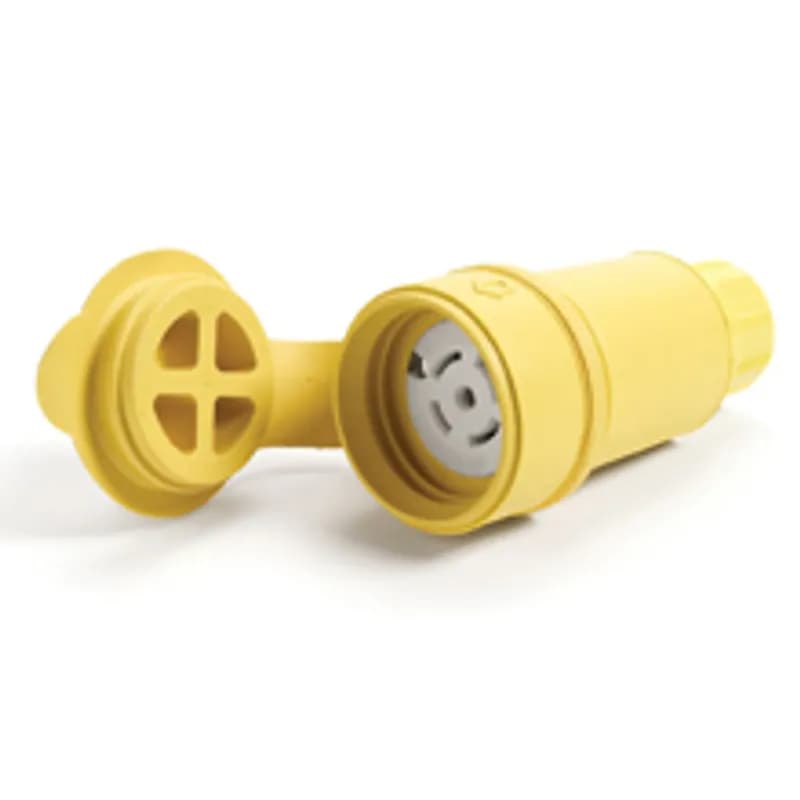 Watertite® Connector with Locking Blade, 4 Pole/5 Wire, NEMA L23-30, 3ø 600V, Cord Grip Body Size F4