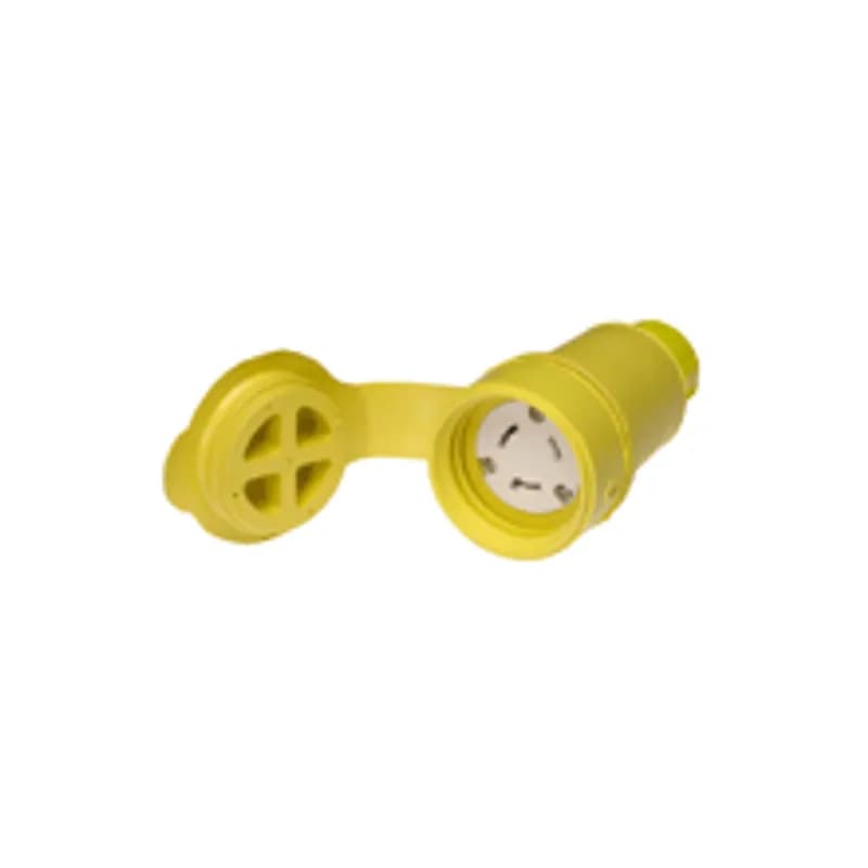 Watertite® Connector with Locking Blade, 2 Pole/3 Wire, NEMA L7-20, 277V, Cord Grip Body Size F3