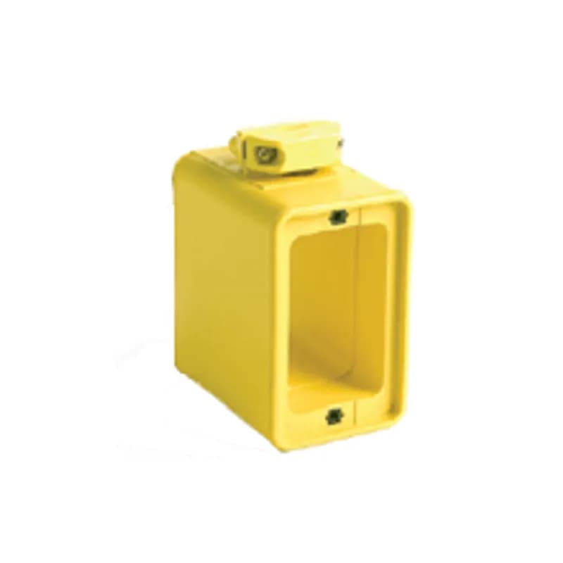 Woodhead 3005 - Super-Safeway(reg) Multiple Outlet Box, Standard Depth, 2-Sided, F2 (1/2") Cord Grip Body, with Flip Lids for (2) Duplex Receptacles
