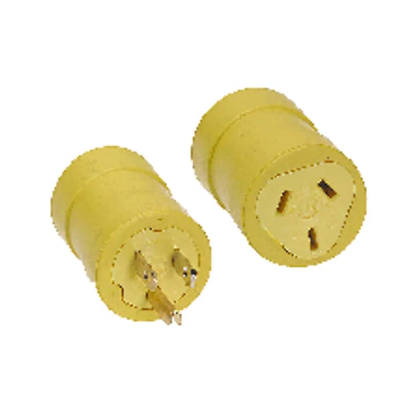 Safeway® Adapter Non-NEMA Receptacle - Female End ,15A/125V, NEMA 5-15 Plug - Male End, 15A/125V
