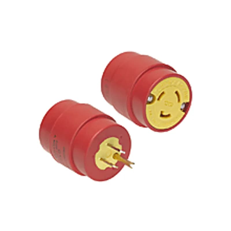 Safeway® Adapter NEMA L5-20 Receptacle - Female End 20A/125V, NEMA 5-15 Plug - Male End, 15A/125V