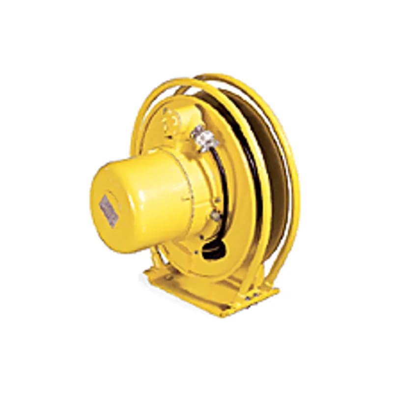 Woodhead 92742 - Woodhead® POW-R-MATIC® Heavy Duty Cable Reel with Retraction Weight of 7lbs., 14/4 SOW, 48.77m (160.0' ) Cord Length with Flying Leads