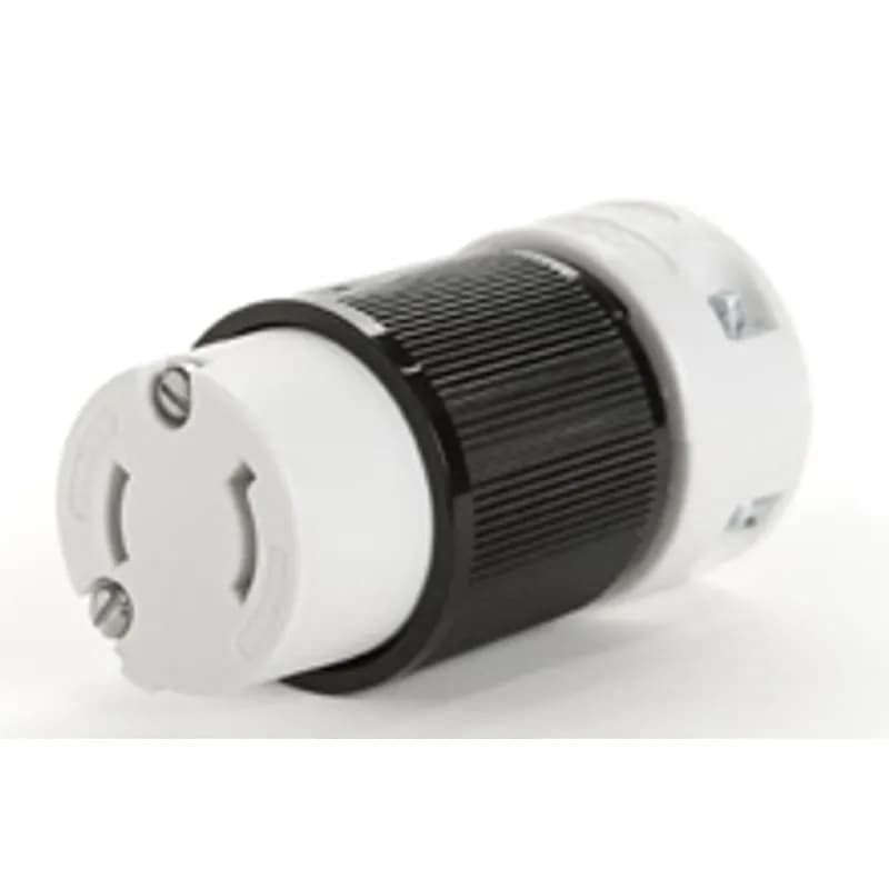 Woodhead 27T07 - Safeway® Connector, 2 Pole/2 Wire, NEMA L2-20, 250V