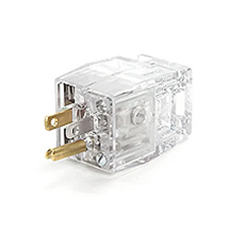 Safeway® Individually Fused Plug Hospital Grade, 2 Pole/3 Wire, NEMA 5-15, 125V, Transparent