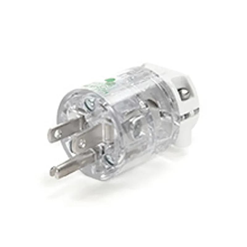 Safeway® Hospital Duty Plug, 2 Pole/3 Wire, NEMA 5-15 , 125V, Transparent