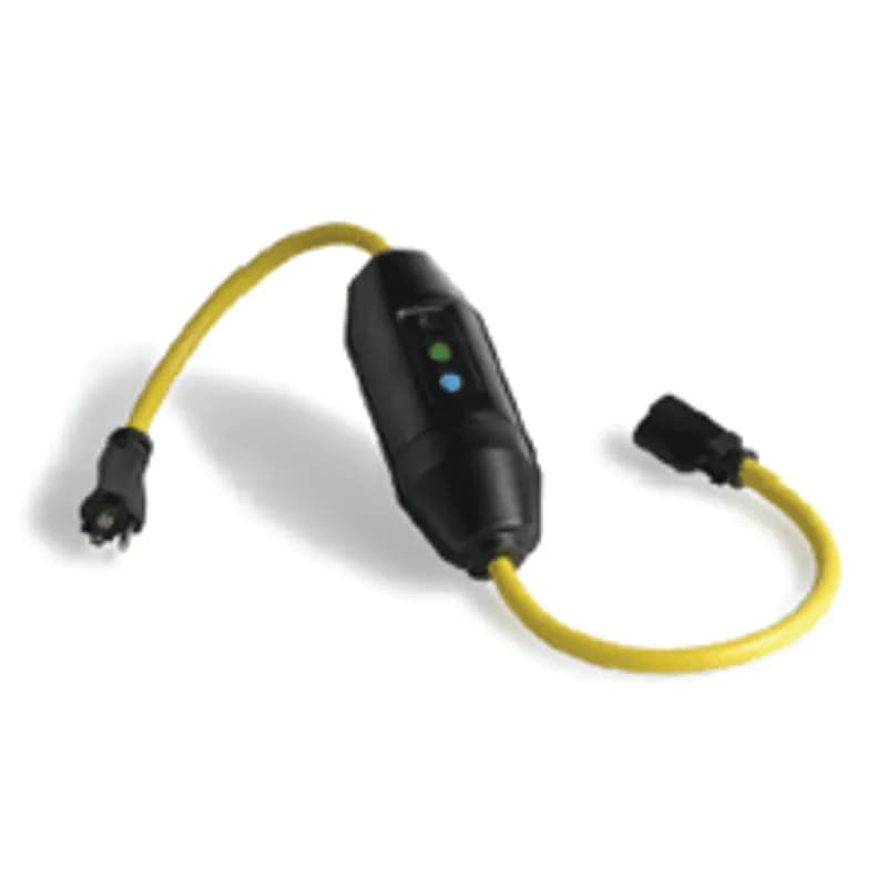 Woodhead 15050-1A - Super-Safeway® In-Line Industrial GFCI, Automatic Reset, Molded NEMA 5-15, 15A, 120V, 0.61m (2.0' )Cord Length