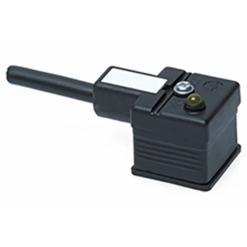 mPm® DIN Adaptor, Form A, Internal Threads, 2 Poles with C4 Circuit, 24V, Yellow LED, A07 Series Light Adaptor