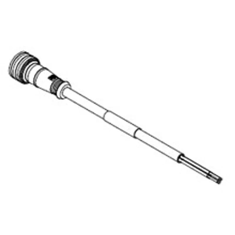 Ultra-Lock® (M12) Single-Ended Cordset, 8 Poles, Male (Straight) to Pigtail, 24 AWG, PUR Cable, 2.0m (6.56') Length
