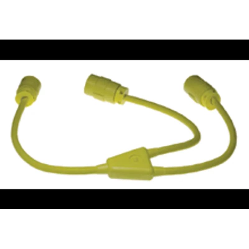Super-Safeway® Standard Molded Y Cordset, 12 Gauge, 2 Pole/3 Wire, Cordset Length 0.91m (3.0' ), NEMA 6-20, 250V