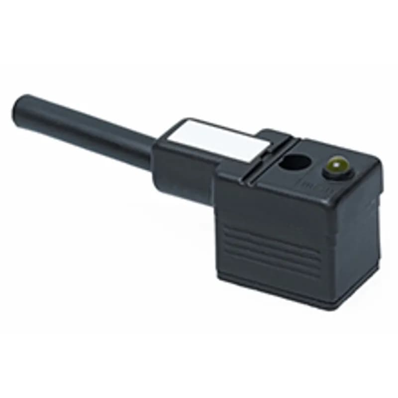 Woodhead A02C4L - mPm® DIN Adaptor, Form B - Industrial, Internal Threads, 2 Poles with C4 Circuit, 115V, Yellow LED, A02 Series Light Adaptor