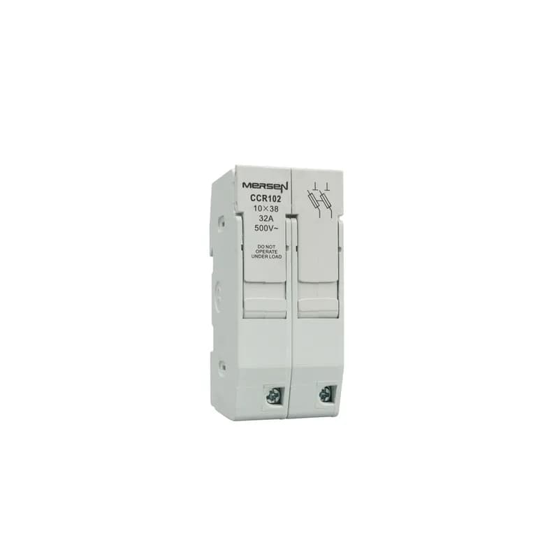 Fuse Holder Size 10x38 IEC 500VAC 2-Pole compact DIN rail IP20