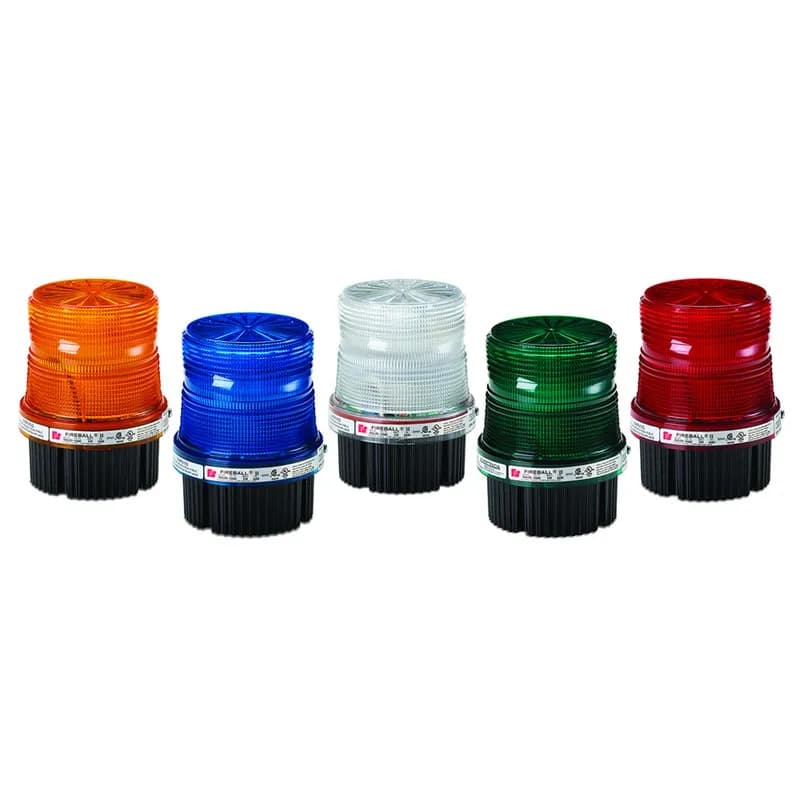 Federal Signal FB2LED-012-024C - Fireball LED Light, UL and cUL, 12-24VDC, Clear