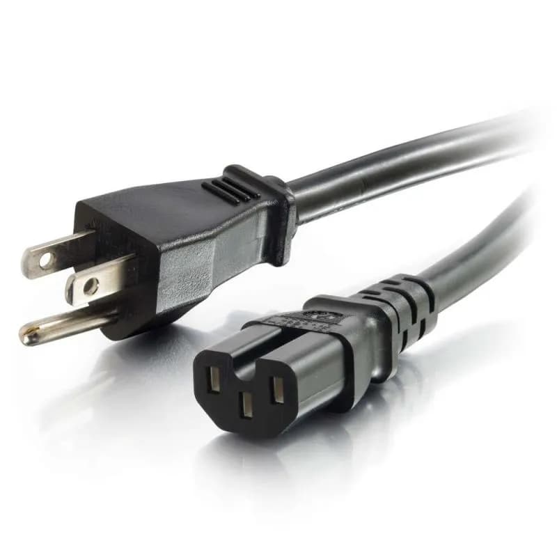 3ft 5-15P to C15 125v 14AWG TA