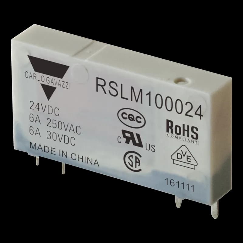 RELAY 6A, 24VDC COIL, SPST