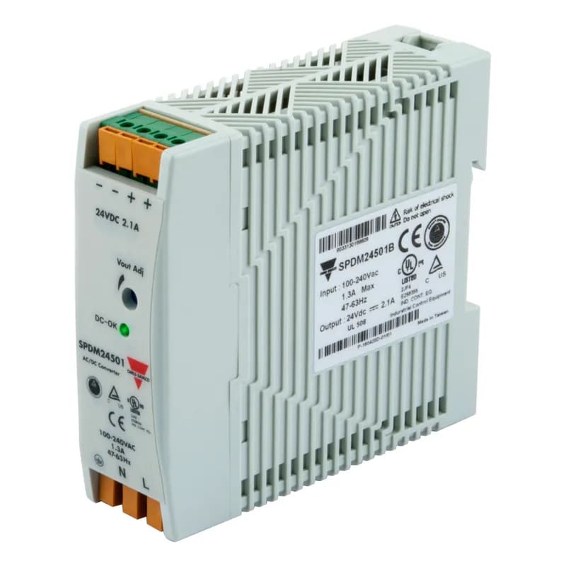 POWER SUPPLY 50W 24VDC DIN RAIL MOUNTING SPRING