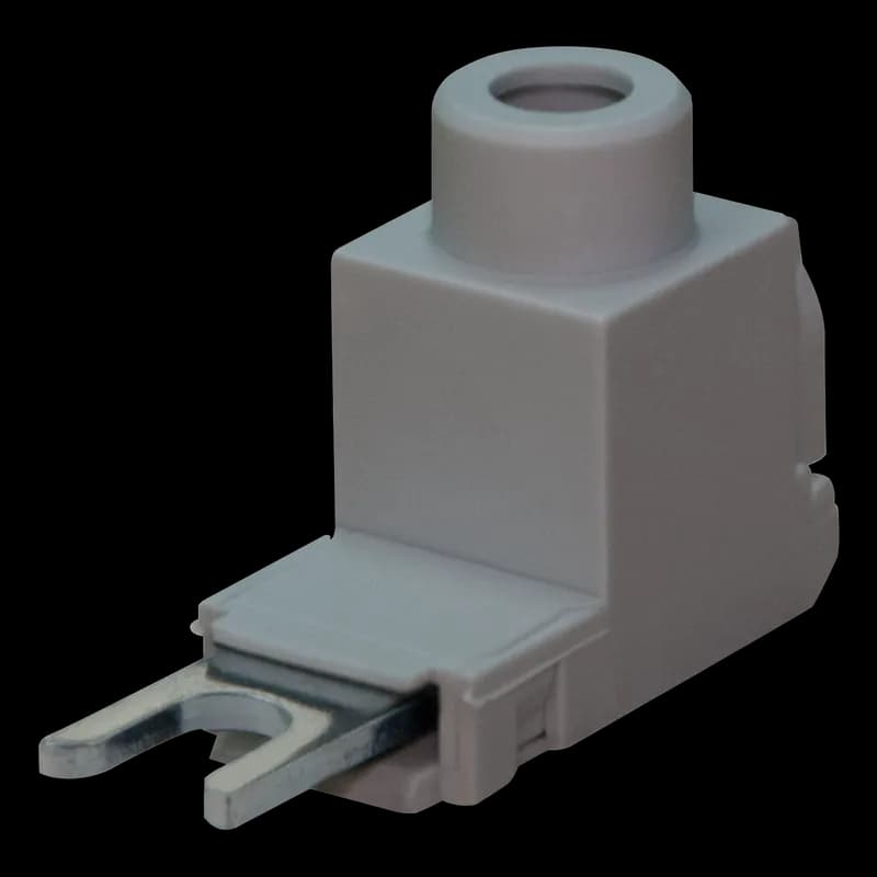 RM1A SERIES IP20 TERMINAL ADAPTOR FOR 35MM 2AWG CABLE 10 PACK