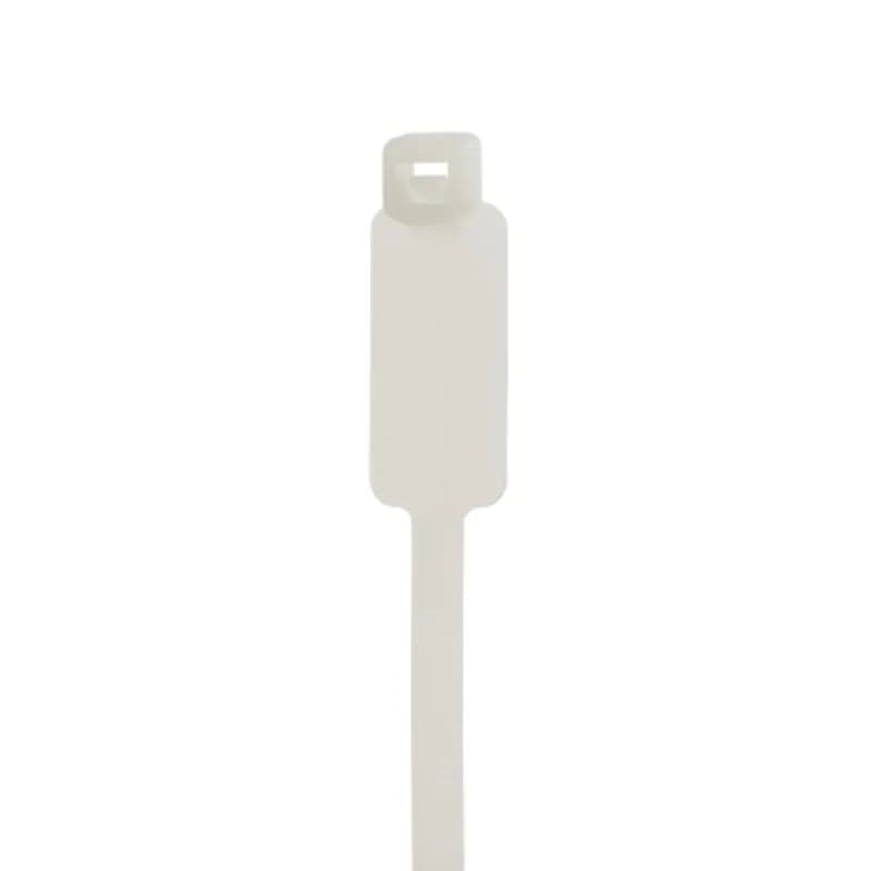 Cable Tie Natural ID 7.5" 50lb 100, Natural Cable Ties (zip ties, tie wraps, wire ties) are designed for the bundling of cables and wires.