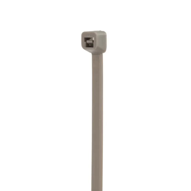 Cable Tie Grey 5" 30lb 100, Colored Cable Ties (zip ties, tie wraps, wire ties) are designed for the bundling of cables and wires.