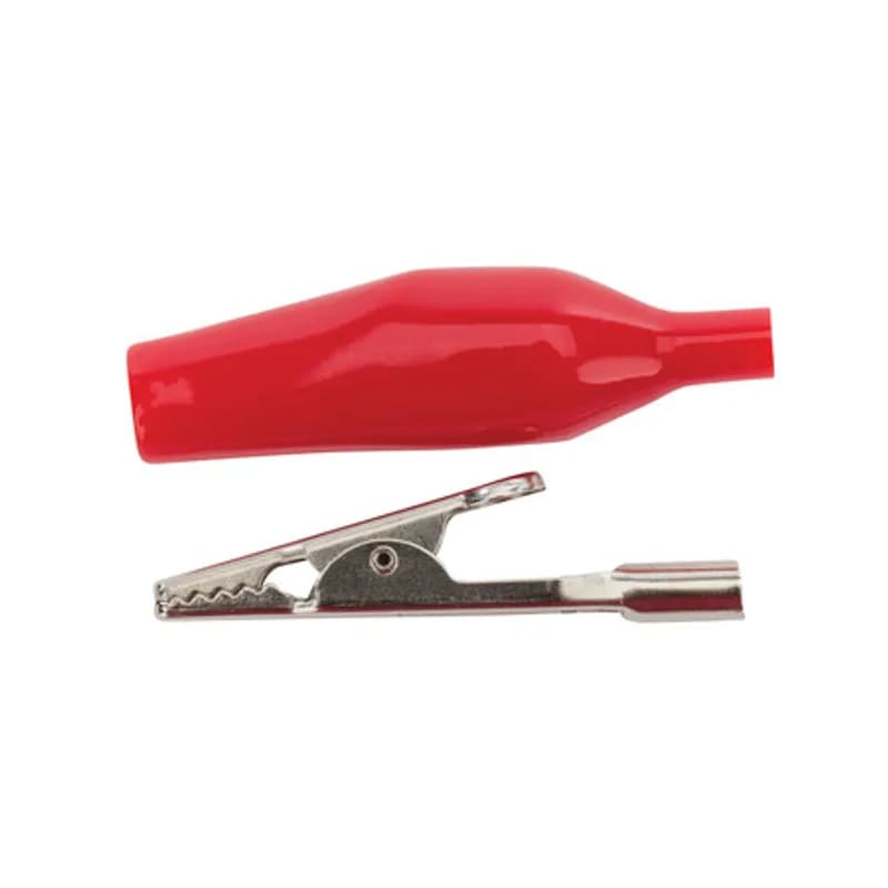 2" Alligator Clip W/ Red Cover