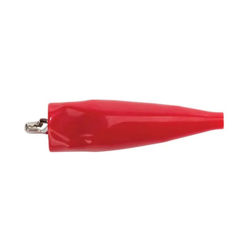 10 Amp Battery Clip W/ Molded Vinyl Boot-Red