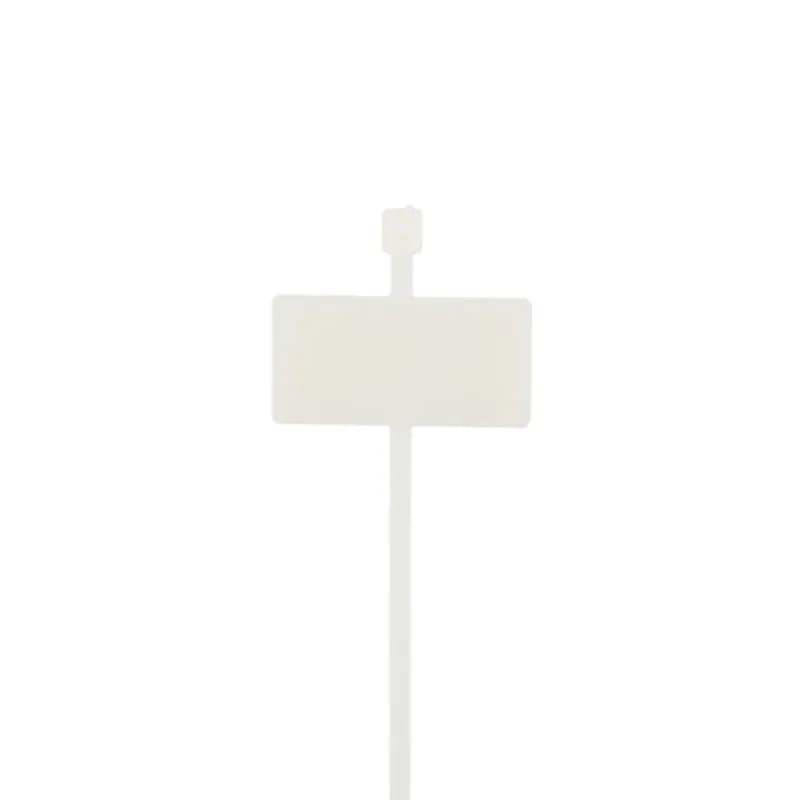 Cable Tie Natural Hort Marker 8" 18lb 100, Natural Cable Ties (zip ties, tie wraps, wire ties) are designed for the bundling of cables and wires.