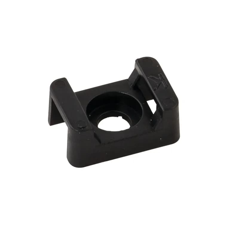 Saddle Tie Mount Black .236" hole 100