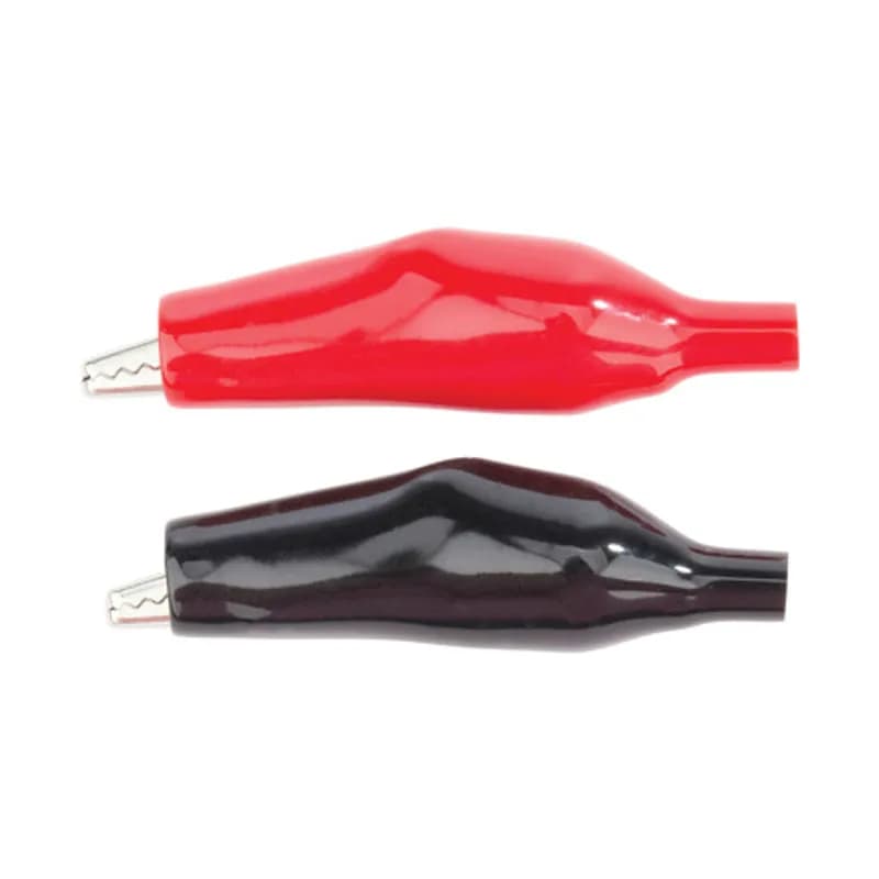 2" Alligator Clip Black And Red