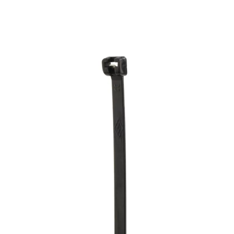Cable Tie Black Stl Barb 14" 50lb 100, UV/Weather Resistant Cable Ties (zip ties, tie wraps, wire ties) are designed for the bundling of cables and wires and are suitable for outdoor use.