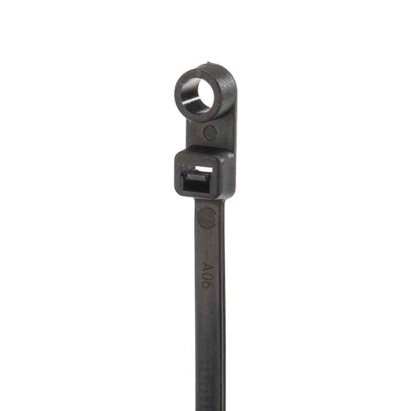14" Impact Resistant Heat Stabilized Mounting UV Black Cable Ties are designed for high-impact, vibration and extreme weather conditions. Engineereed with increased flexibility and toughness in high-impact situations. 50lb tensile strength-100 count pack.