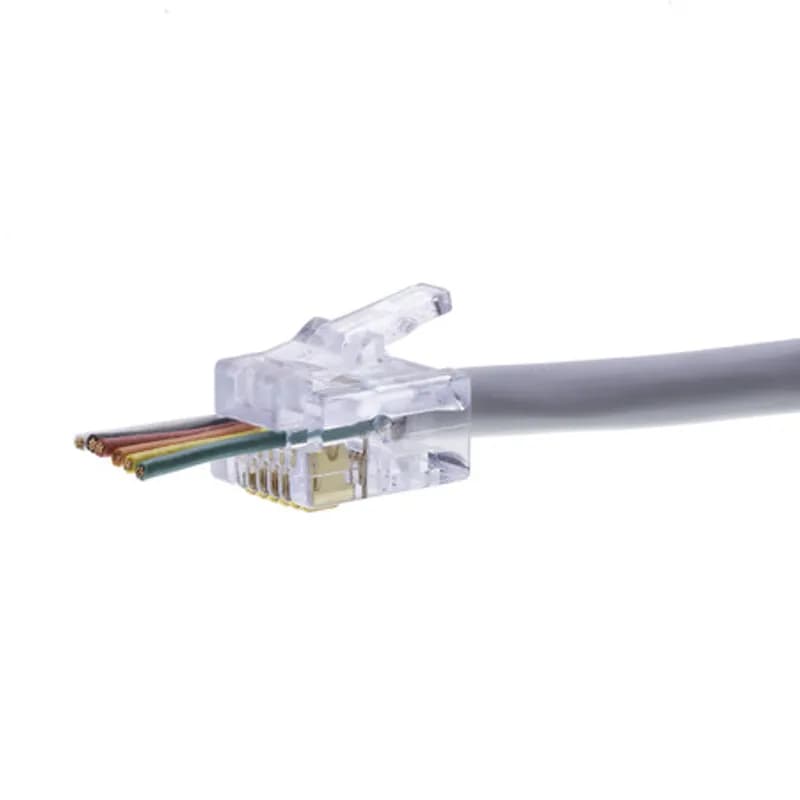 NSI Industries 100026C - EZ-RJ12/11 Connector Clamshell (50 EA)
