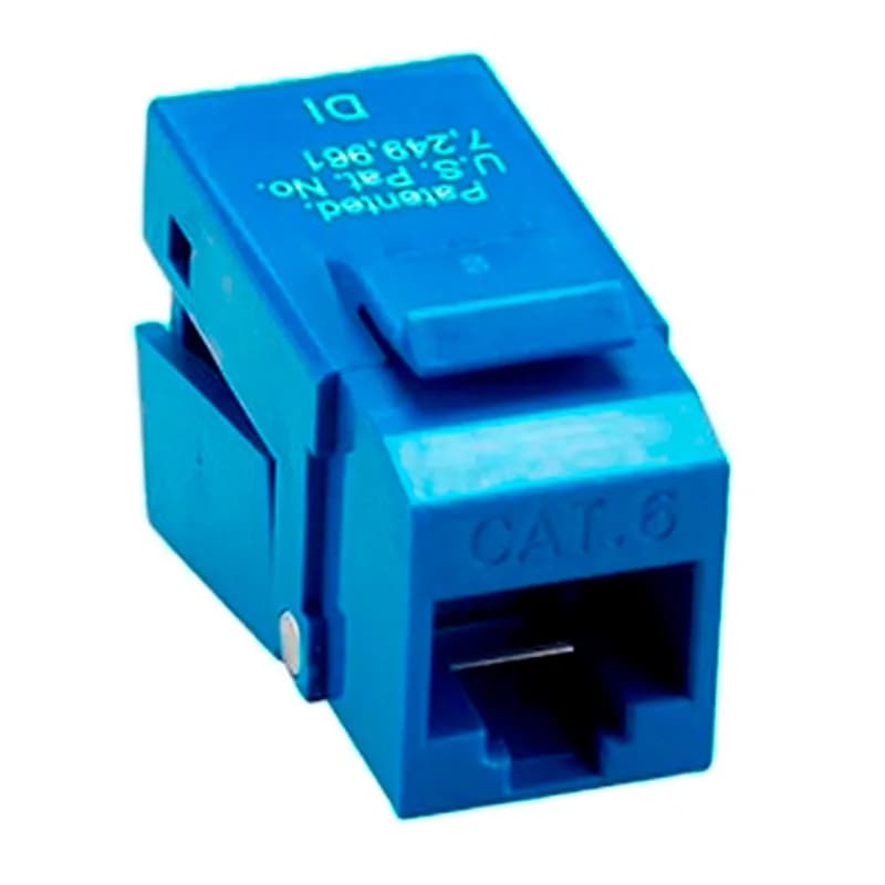 NSI Industries 706BL-1 - EZ-SnapJack C6 Blue, Bg