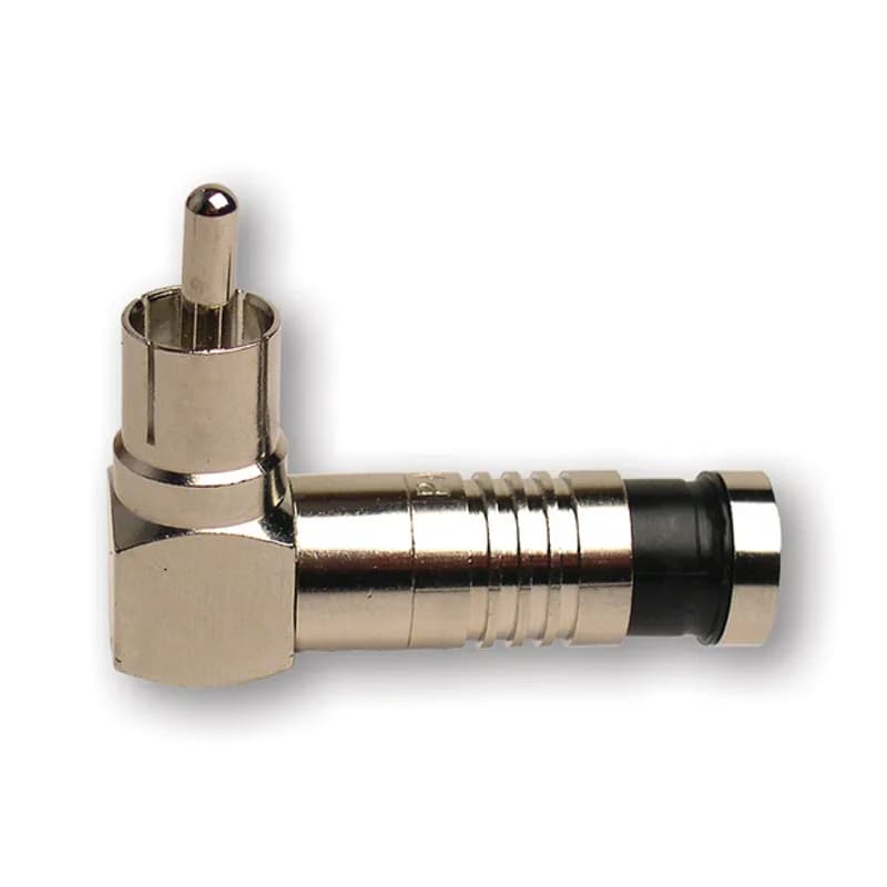 NSI Industries 18065RA - RCA RG6Q RA Compression Nickel Pl 25/Bg