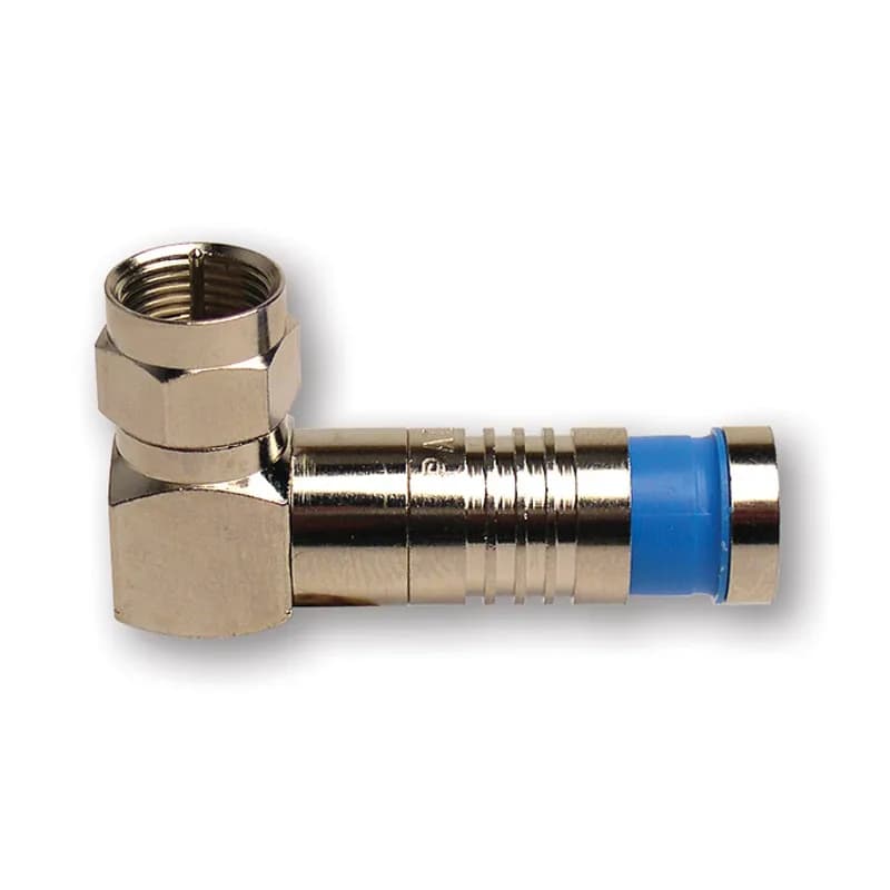 F RG6Q RA Compression Nickel Pl 25/Bg