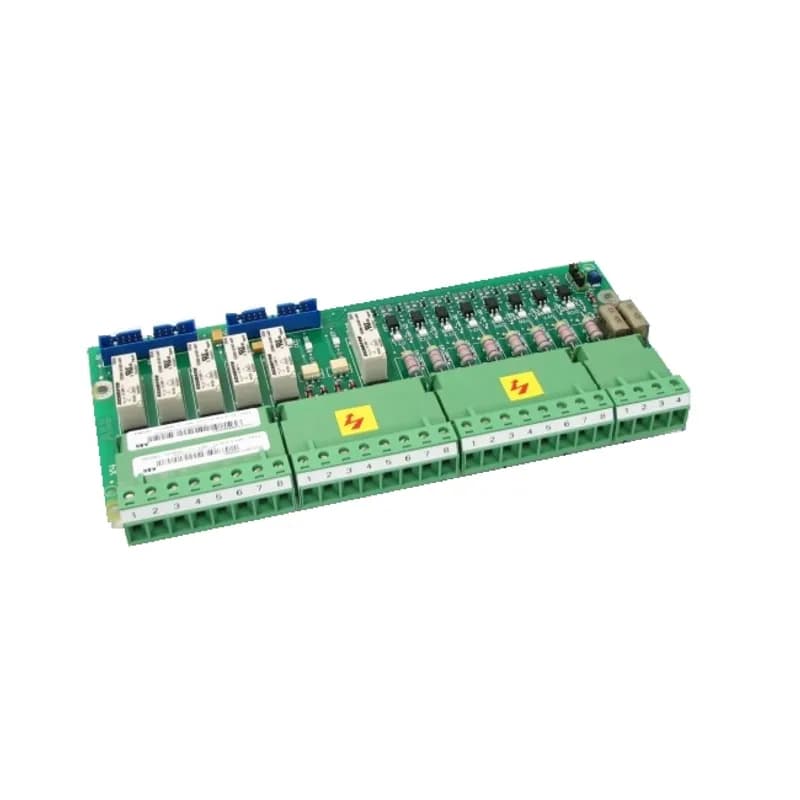 ABB - Low Voltage Drives SDCS-IOB-23 - STANDALONE board includes IOB-23 module and one ribbon cable.  Replaces the standard digital inputs and outputs with 8 DI/O points externally mounted with input voltage level of 230 VAC.  The inputs are filtered and galvanically isolated.  Terminals X6 & X7 on the main control must not be used when a SDCS-IOB-2x board is installed.  Note: If IOB-3 is also required, you must order the combination kit instead (SDCS-IOB-23/IOB-3)