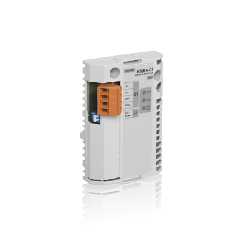 ModBus is a serial, asynchronous protocol.  The ModBus protocol does not specify the physical interface.  Typical physical interfaces are RS-232 and RS-485. The RMBA-01 provides a galvanically isolated RS-485 interface.  ModBus is designed for integration with Modicon PLCs or other automation devices, and the services closely correspond to the PLC architecture.  The RMBA-01 supports the RTU protocol only.