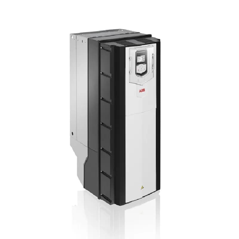 WALL-MOUNTED SINGLE DRIVE, Product Family: ACS880, Horsepower: 350 HP, Output Current: 414 A, Voltage: 480 VAC, Voltage Range: 380-500V, UL TYPE 12 (IP55), Wall-mounted, Local or Remote Mounted LCD Display and Keypad, Ethernet Adapter (EIP, MB/TCP, PROFINET), Braking Chopper, 3-Phase Input, 3-Phase Output, Frame: R9, Product HxWxD: 46.75 in x 16.95 in x 18.76 in, Product Weight: 220 lbs