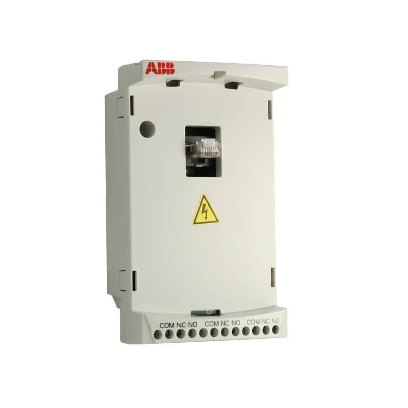 ABB - Low Voltage Drives MREL-01 - The Relay Output Extention module (MREL) is an interface for connecting three (3) FORM C relay outputs. The MREL 01 is supported from SW version 2.57C and onwards for the ACS350 and is supported by all SW version of ACS310 & ACS355.